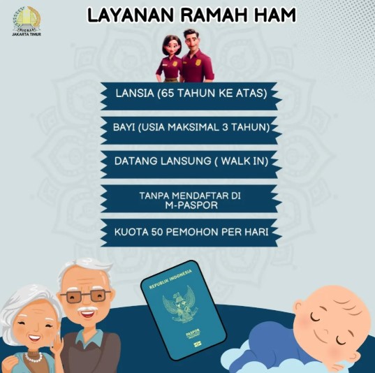 Lansia dilayani dengan ramah oleh petugas